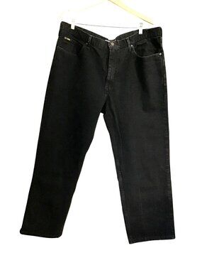 LEE - BLACK STRAIGHT LEG RELAX FIT MEN'S JEANS SIZE 42X30